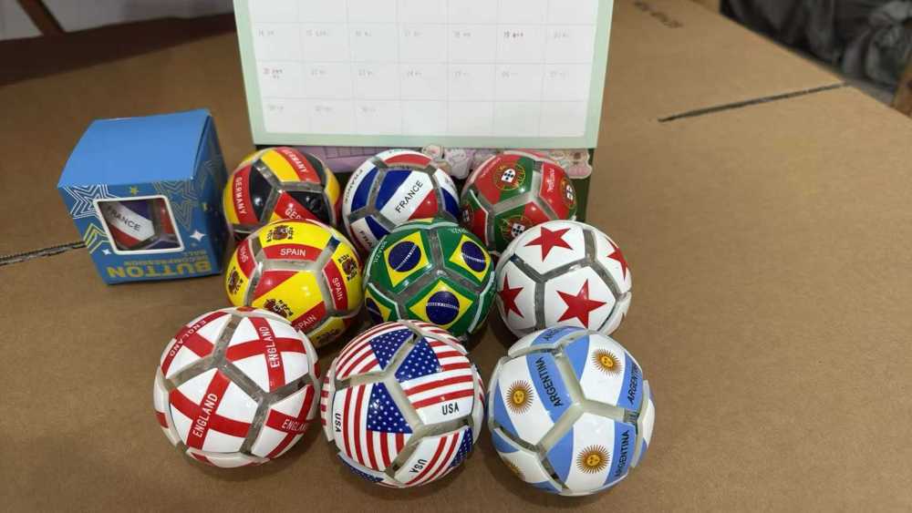 Wholesale of Cross-Border Soccer-Themed squeeze-format Button Balls, Hand and Fingertip squeeze-format image 3
