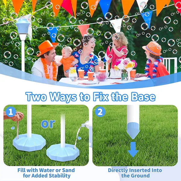 Motorize bubble machine with sound & light image 2