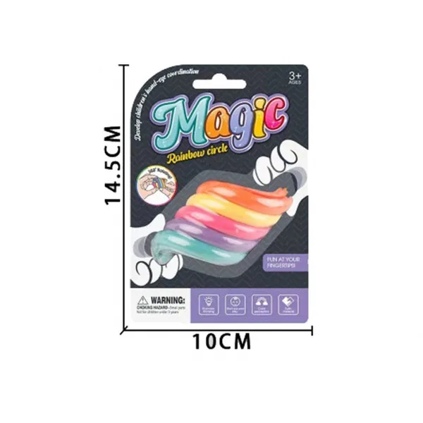 Rainbow Spinning Ring squeeze-format(24PCS/BOX) image 4