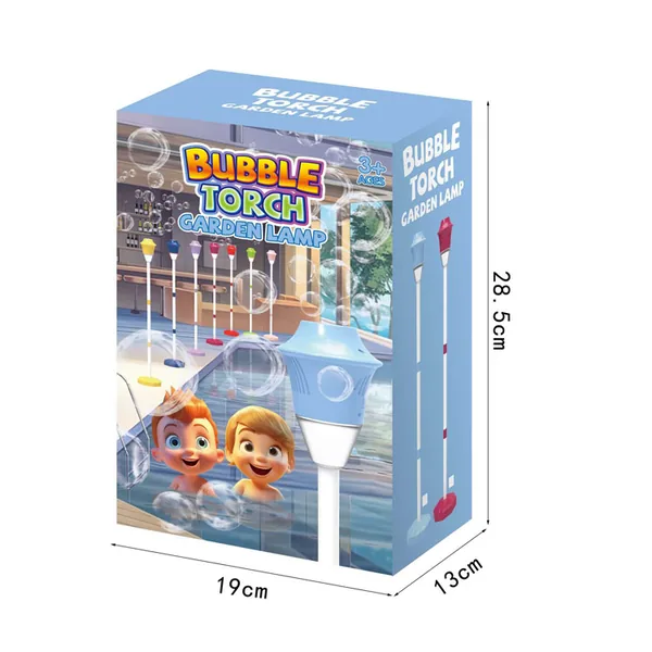Motorize bubble machine with sound & light image 3