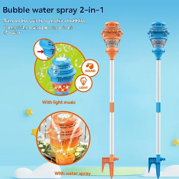 2 in 1 water spray & bubble machine, (battery included) image 6