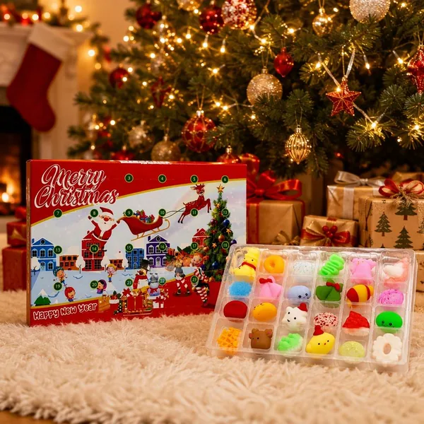 2026 Christmas Countdown Calendar Squeeze Toy squeeze-format Blind Box image 2