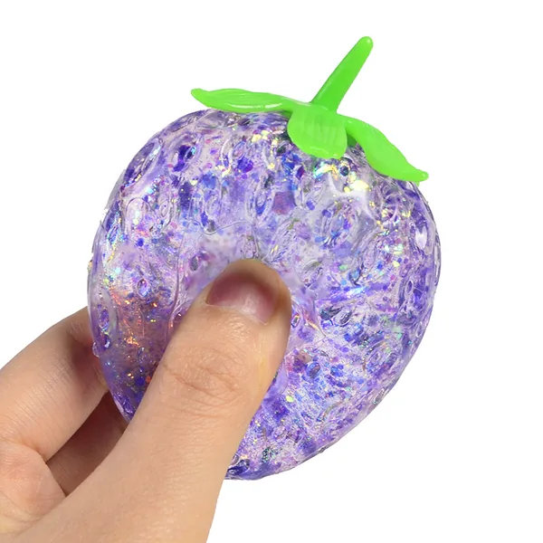 Best-Selling Maltose Strawberry Squishy, Maltose Egg Squishy, squeeze-format, Realistic Gold-Dust image 2