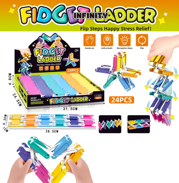 squeeze-format Flip-Flop Ladder Toy（24PCS/BOX)